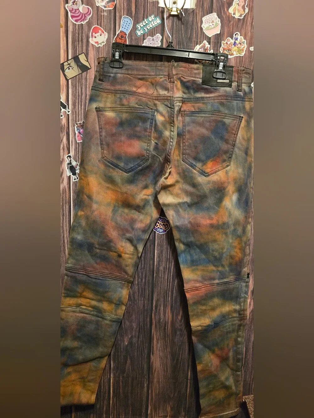 Legendary Rawyalty Tie-Dye Distressed Jeans - Multicolor